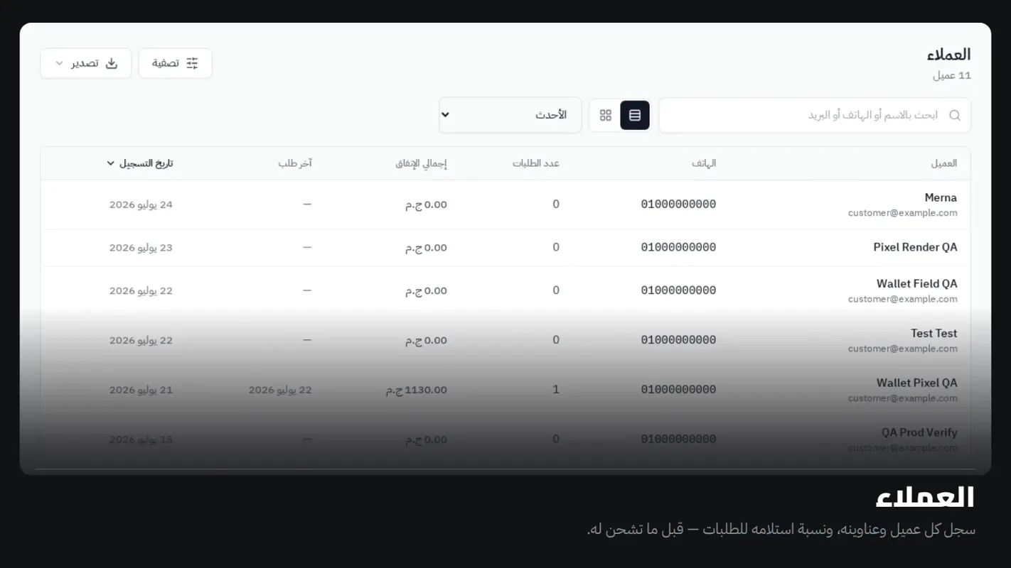 العملاء