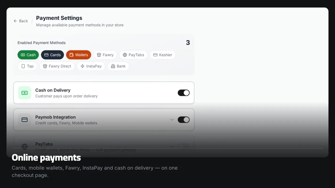Online payments